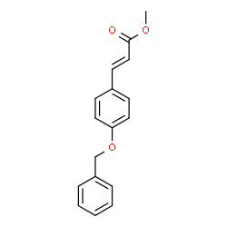 ChemSpider 2D Image | Methyl (2E)-3-[4-(benzyloxy)phenyl]acrylate | C17H16O3