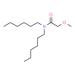 ChemSpider 2D Image | N,N-Dihexyl-2-methoxyacetamide | C15H31NO2