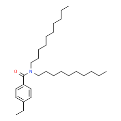 ChemSpider 2D Image | N,N-Didecyl-4-ethylbenzamide | C29H51NO