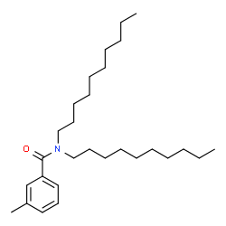 ChemSpider 2D Image | N,N-Didecyl-3-methylbenzamide | C28H49NO
