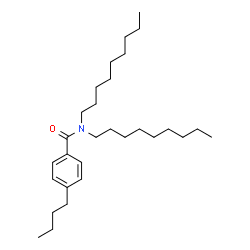 ChemSpider 2D Image | 4-Butyl-N,N-dinonylbenzamide | C29H51NO