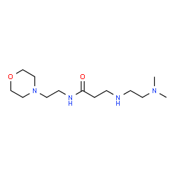 ChemSpider 2D Image | N~3~-[2-(Dimethylamino)ethyl]-N-[2-(4-morpholinyl)ethyl]-beta-alaninamide | C13H28N4O2