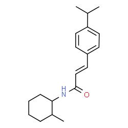 ChemSpider 2D Image | (2E)-3-(4-Isopropylphenyl)-N-(2-methylcyclohexyl)acrylamide | C19H27NO
