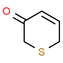 ChemSpider 2D Image | 2H-Thiopyran-3(6H)-one | C5H6OS