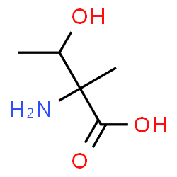 ChemSpider 2D Image | 3-Hydroxyisovaline | C5H11NO3