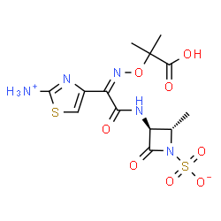 ChemSpider 2D Image | Aztreonam | C13H17N5O8S2