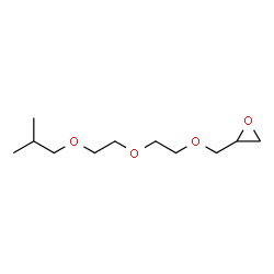 ChemSpider 2D Image | ((2-(2-(Isobutoxy)ethoxy)ethoxy)methyl)oxirane | C11H22O4