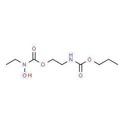 ChemSpider 2D Image | 2-[(Propoxycarbonyl)amino]ethyl ethyl(hydroxy)carbamate | C9H18N2O5