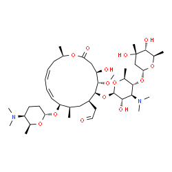 ChemSpider 2D Image | [(4R,5S,6S,7R,9R,10R,11Z,13Z,16R)-6-{[(2R,3S,4S,5R,6S)-5-{[(2R,4S,5R,6R)-4,5-Dihydroxy-4,6-dimethyltetrahydro-2H-pyran-2-yl]oxy}-4-(dimethylamino)-3-hydroxy-6-methyltetrahydro-2H-pyran-2-yl]oxy}-10-{[
(2R,5S,6S)-5-(dimethylamino)-6-methyltetrahydro-2H-pyran-2-yl]oxy}-4-hydroxy-5-methoxy-9,16-dimethyl-2-oxooxacyclohexadeca-11,13-dien-7-yl]acetaldehyde (non-preferred name) | C43H74N2O14