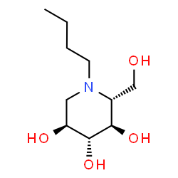 ChemSpider 2D Image | miglustat | C10H21NO4