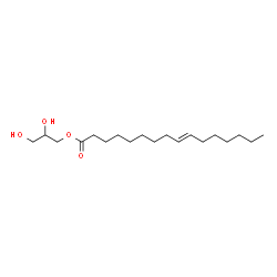 ChemSpider 2D Image | 2,3-Dihydroxypropyl (9E)-9-hexadecenoate | C19H36O4