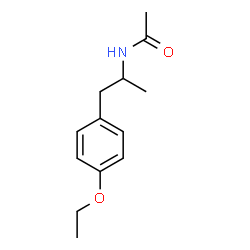 ChemSpider 2D Image | N-[1-(4-Ethoxyphenyl)-2-propanyl]acetamide | C13H19NO2
