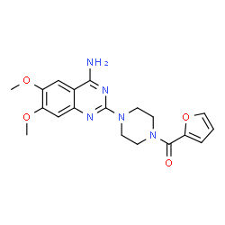 ChemSpider 2D Image | Prazosin | C19H21N5O4