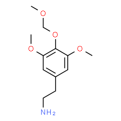 ChemSpider 2D Image | 2-[3,5-Dimethoxy-4-(methoxymethoxy)phenyl]ethanamine | C12H19NO4