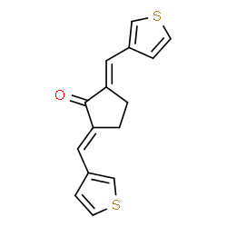 ChemSpider 2D Image | (2E,5E)-2,5-Bis(3-thienylmethylene)cyclopentanone | C15H12OS2