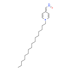 ChemSpider 2D Image | 1-Hexadecyl-4-[(E)-(hydroxyimino)methyl]pyridinium | C22H39N2O