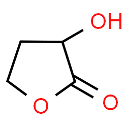 ChemSpider 2D Image | 3-hydroxyoxolan-2-one | C4H6O3