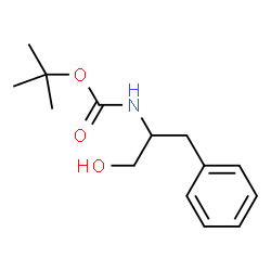 ChemSpider 2D Image | tert-butyl (1-hydroxy-3-phenylpropan-2-yl)carbamate | C14H21NO3