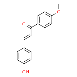 ChemSpider 2D Image | (2E)-3-(4-Hydroxyphenyl)-1-(4-methoxyphenyl)-2-propen-1-one | C16H14O3