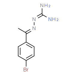 ChemSpider 2D Image | N''-[(1E)-1-(4-Bromophenyl)ethylidene]carbonohydrazonic diamide | C9H11BrN4