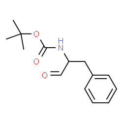 ChemSpider 2D Image | tert-butyl 1-benzyl-2-oxoethylcarbamate | C14H19NO3