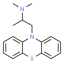 ChemSpider 2D Image | (±)-Promethazine | C17H20N2S
