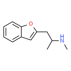 ChemSpider 2D Image | 2-(2-(METHYLAMINO)PROPYL)BENZOFURAN | C12H15NO