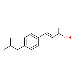 ChemSpider 2D Image | (2E)-3-(4-Isobutylphenyl)acrylic acid | C13H16O2