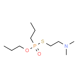 ChemSpider 2D Image | S-[2-(Dimethylamino)ethyl] O-propyl propylphosphonothioate | C10H24NO2PS
