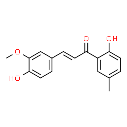 ChemSpider 2D Image | 2',4-Dihydroxy-3-methoxy-5'-methylchalcone | C17H16O4