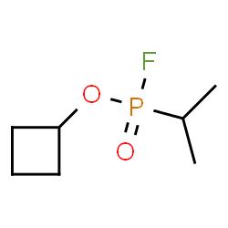 ChemSpider 2D Image | Cyclobutyl isopropylphosphonofluoridate | C7H14FO2P