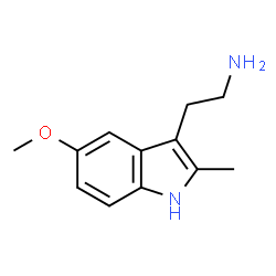 ChemSpider 2D Image | 2-Methyl-5-methoxytryptamine | C12H16N2O
