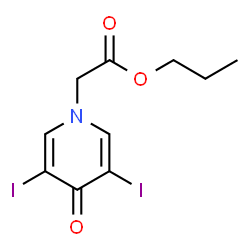 ChemSpider 2D Image | propyliodone | C10H11I2NO3