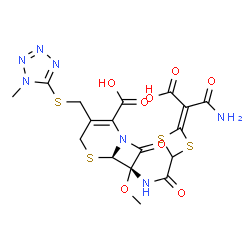 ChemSpider 2D Image | Cefotetan | C17H17N7O8S4