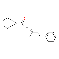 ChemSpider 2D Image | N'-[(2E)-4-Phenyl-2-butanylidene]bicyclo[4.1.0]heptane-7-carbohydrazide | C18H24N2O