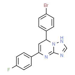 ChemSpider 2D Image | MFCD01794779 | C17H12BrFN4