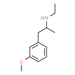 ChemSpider 2D Image | N-Ethyl-1-(3-methoxyphenyl)-2-propanamine | C12H19NO