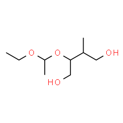 ChemSpider 2D Image | 2-(1-Ethoxyethoxy)-3-methyl-1,4-butanediol | C9H20O4