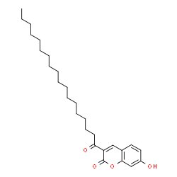 ChemSpider 2D Image | 3-Octadecanoylumbelliferone | C27H40O4