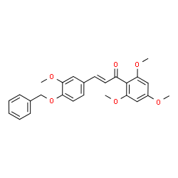 ChemSpider 2D Image | 4-(Benzyloxy)-2',3,4',6'-tetramethoxychalcone | C26H26O6