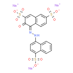 ChemSpider 2D Image | Amaranth | C20H11N2Na3O10S3