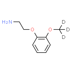 ChemSpider 2D Image | 2-{2-[(~2~H_3_)Methyloxy]phenoxy}ethanamine | C9H10D3NO2
