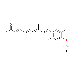 ChemSpider 2D Image | ACITRETIN-D3 | C21H23D3O3