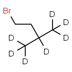 ChemSpider 2D Image | 1-Bromo-3-(~2~H_3_)methyl(3,4,4,4-~2~H_4_)butane | C5H4D7Br
