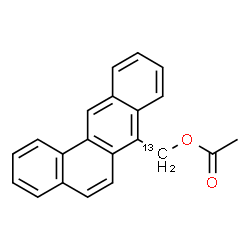 ChemSpider 2D Image | 7-Tetraphenyl(~13~C)methyl acetate | C2013CH16O2