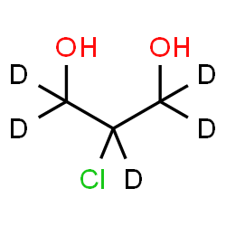 ChemSpider 2D Image | 2-Chloro-1,3-(~2~H_5_)propanediol | C3H2D5ClO2