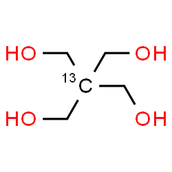 ChemSpider 2D Image | 2,2-Bis(hydroxymethyl)-1,3-(2-~13~C)propanediol | C413CH12O4