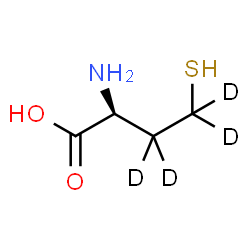 ChemSpider 2D Image | L-(3,3,4,4-~2~H_4_)Homocysteine | C4H5D4NO2S