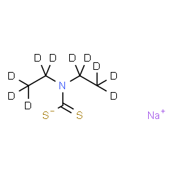ChemSpider 2D Image | Sodium bis[(~2~H_5_)ethyl]carbamodithioate | C5D10NNaS2
