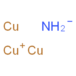 ChemSpider 2D Image | Copper(1+) azanide - copper (1:1:2) | H2Cu3N